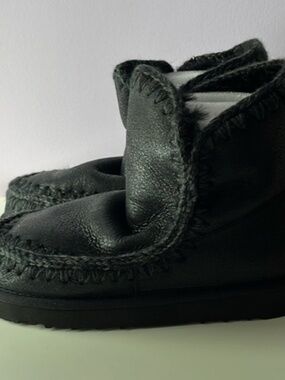 Mou Shearling Eskimo Boots Black